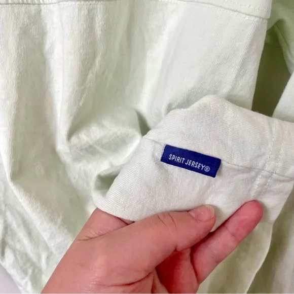 Disneyland Spirit Jersey Sparkle Puff Logo Spell Out Mint Green - Picture 5 of 6